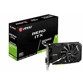 【中古】「未使用品」MSI GeForce GTX 1650 AERO ITX 4G OC グラフィックスボード VD6936(PCパーツ)