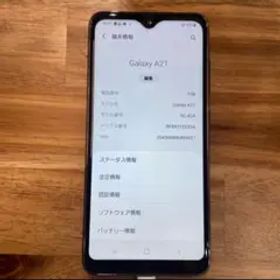 Galaxy A21 SC−42A SIMロック解除済み ジャンク扱い