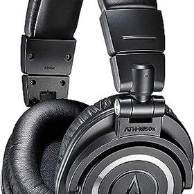 オーディオテクニカ ATH-M50x プロフェッショナルモニターヘッドホン 有線 DTM レコーディング ミックス マスタリング DJ 宅録 国内正規品ブラック