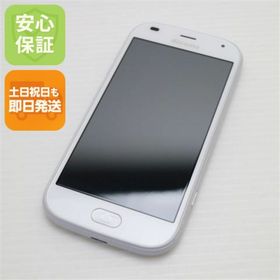 フジツウ(富士通)の新品同様 F-42A らくらくスマートフォン ホワイト M333(スマートフォン本体)