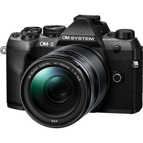 OM SYSTEM ミラーレス一眼カメラ「OM SYSTEM OM-5 Mark II」14-150mm II レンズキット（ブラック） OM-5MK2_14-150KITBLK