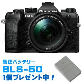 OM SYSTEM オーエムシステム OM-5 Mark II 14-150mm II レンズキット ブラック 【10,000円分キャッシュバック！25.11.1(土)-26.1.26(月)まで】 【お得なセットもあります】