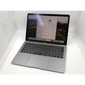 【中古】Apple MacBook Air 13インチ Corei5:1.6GHz 256GB スペースグレイ MRE92J/A (Late 2018)【千葉】保証期間１ヶ月【ランクB】