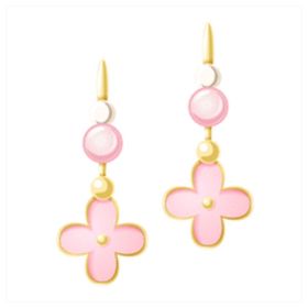 ガルショ GREE【スプリングフラワーピアス】 | ガルショのアイテム、RMTの販売・買取一覧