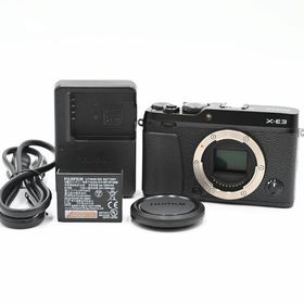 FUJIFILM 富士フィルム ミラーレス一眼カメラ X-E3ブラック (ショット数15804枚) ミラーレス一眼レフカメラ