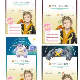 ‼️引退垢‼️ 高個体、レアポケ多数所持🌟 | ポケモンGOのアカウントデータ、RMTの販売・買取一覧