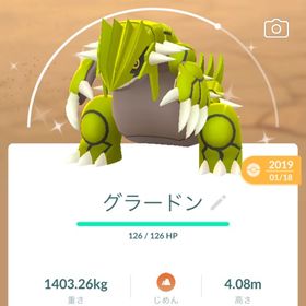 【トレード】✨色違いグラドン2019年【キラ交換】🇯🇵国内産 | ポケモンGOのアカウントデータ、RMTの販売・買取一覧