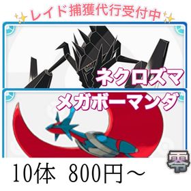 【✨】レイド捕獲 ☆ネクロズマ ☆メガボーマンダ | ポケモンGOのアカウントデータ、RMTの販売・買取一覧