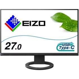 FlexScan EV2720S-BK (ブラック) 27インチ WQHD 2560x1440 IPS フレームレスモニター USB Type-C対応