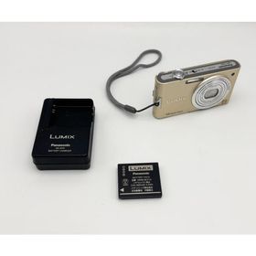 中古 パナソニック デジタルカメラ LUMIX (ルミックス) FX60 リュクスゴールド DMC-FX60-N