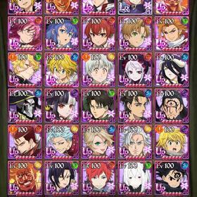 引退 値下げ可能 闘級550万↑ フェスキャラ、コラボキャラ多数所持 | グラクロのアカウントデータ、RMTの販売・買取一覧