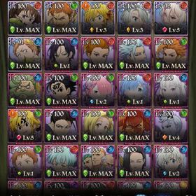 引退グラクロアカウント 値下げ検討 全体等級1000万↑ | グラクロのアカウントデータ、RMTの販売・買取一覧