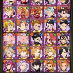 引退垢 水篠旬 キング＆ディアンヌ完凸 | グラクロのアカウントデータ、RMTの販売・買取一覧