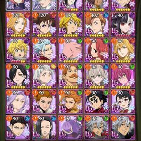 引退垢！‼️強キャラ多数‼️‼️‼️ | グラクロのアカウントデータ、RMTの販売・買取一覧