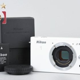 【中古】Nikon ニコン 1 J1 ホワイト ミラーレス一眼カメラ