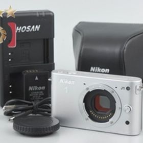 【中古】Nikon ニコン 1 J1 シルバー ミラーレス一眼カメラ シャッター回数僅少