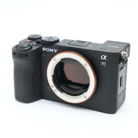 【中古】 《良品》 SONY α7C II ボディ ILCE-7CM2 B ブラック 【カードスロットファインダーカバー部品交換/各部点検済】 [ デジタルカメラ ]
