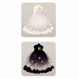 窓のついた黒いワンピース&窓のついた白いワンピース | リヴリーアイランドのアイテム、RMTの販売・買取一覧