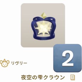 引退に向けて 整理中 夜空の雫クラウン SR 2個 | リヴリーアイランドのアイテム、RMTの販売・買取一覧