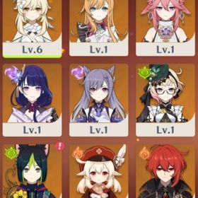 レベル7希少初期垢⭐️5×9エスコフィエ、エミリエ、クレー、雷電、八重神子、ティナリ1凸、刻晴など | 原神のアカウントデータ、RMTの販売・買取一覧