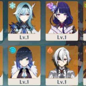 レベル10希少初期垢⭐5×7召使、雷電将軍、夜蘭、胡桃、エミリエ、エウルア、ティナリAsia鯖 | 原神のアカウントデータ、RMTの販売・買取一覧