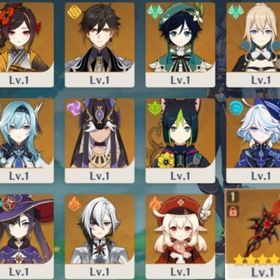 レベル7神初期垢⭐5×13召使、赤月のシルエット、フリーナ鍾離クレー千織エウルア、ウェンティ、セノ等 | 原神のアカウントデータ、RMTの販売・買取一覧