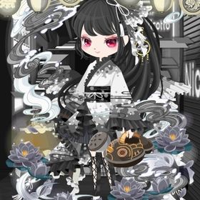 浴衣（華美金魚） 黒 ４点セット | ニコッとタウン(ニコタ)のアカウントデータ、RMTの販売・買取一覧