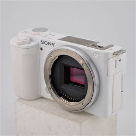 ソニー(SONY)の【中古】(ソニー) SONY VLOGCAM ZV-E10 ホワイト(コンパクトデジタルカメラ)