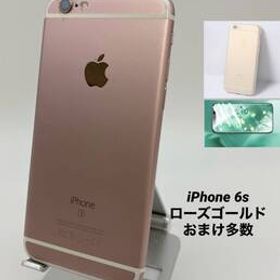 iPhone6s 64GB ローズゴールド/シムフリー/新品バッテリー100%/新品おまけ多数 6s-090