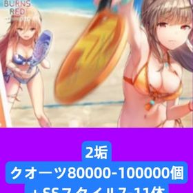 2垢 クオーツ80000-100000個＋SSスタイル7-11体 | ヘブバン(ヘブンバーンズレッド)のアカウントデータ、RMTの販売・買取一覧