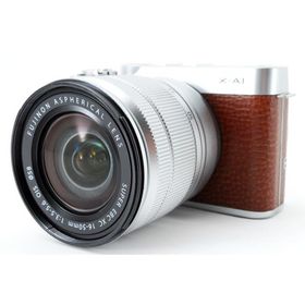 富士フイルム Fujifilm X-A1 ブラウン レンズキット 美品 Wi-Fiでスマホへ転送 チルト式液晶モニター