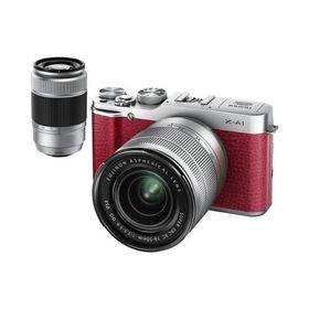 FUJIFILM デジタルカメラミラーレス一眼 X-A1ダブルズームレンズキット レッド F X-A1R/1650/50230KIT