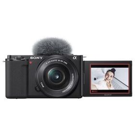 中古 1年保証 美品 SONY VLOGCAM ZV-E10 パワーズームレンズキット (PZ 16-50mm) ブラック [ZV-E10L B]