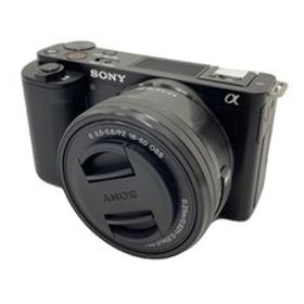 SONY◆デジタル一眼カメラ VLOGCAM ZV-E10Y ダブルズームレンズキット