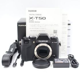 シャッター数2722枚 FUJIFILM X-T50 ボディ ブラック ミラーレス一眼カメラ 富士フィルム