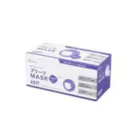 アイリスオーヤマ IRIS OHYAMA プリーツマスク ゆったり大きめ 65枚入 ホワイト PN-NV65LL