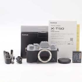 フジフイルム(富士フイルム)のFUJIFILM ミラーレス一眼 X-T50ボディ F X-T50-S シルバー(ミラーレス一眼)