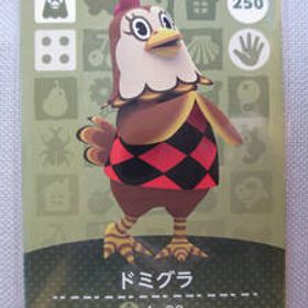 ☆★k 任天堂 Nintendo amiiboカード No.250 ドミグラ 新品スリーブ WiiU どうぶつの森 amiibo フェスティバル アミーボ Switch 3DS ☆★