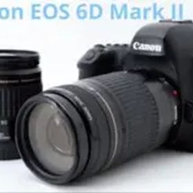 一眼レフカメラCanon EOS 6D Mark II標準&望遠レンズセット