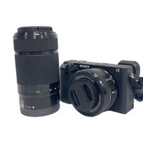 SONY◆デジタル一眼カメラ α6400 ILCE-6400Y ダブルズームレンズキット [ブラック]