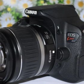 すぐ使えます！！❤自撮りOK❤Canon Kiss X7i レンズキット❤美品