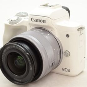 [中古]Canon EOS Kiss M ダブルズームキット ホワイト