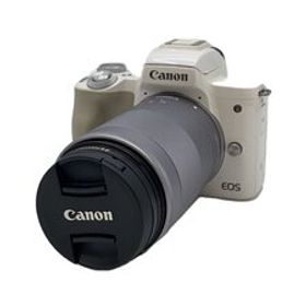 CANON◆デジタル一眼カメラ EOS Kiss M ダブルズームキット [ホワイト]