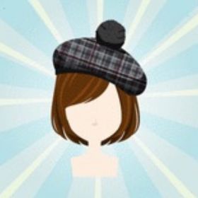 チェックベレー帽 ブラック | ガルショのアイテム、RMTの販売・買取一覧