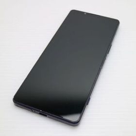 美品 Xperia 1 IV SO-51C パープル スマホ 白ロム 中古 あすつく 土日祝発送OK
