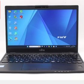中古 フルHD 13.3型 Fujitsu LIFEBOOK U939A Windows11 八世代 i5-8365U 8GB 128GB-SSD カメラ 無線 Office付 中古パソコン 管:1700w