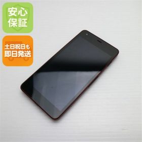 アンドロイドワン(Android One)の超美品 Android One S2 レッド M777(スマートフォン本体)