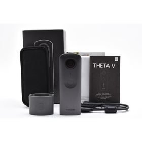 リコー(RICOH)の【極美品】RICOH THETA V 360度カメラ リコー シータ(コンパクトデジタルカメラ)