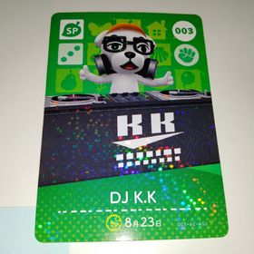 amiiboカード アミーボ DJ K.K 003 どうぶつの森(その他)