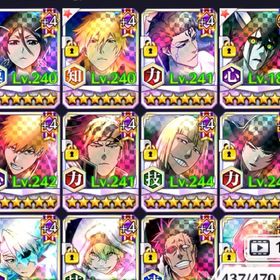 限定キャラ多数 星6キャラ152体以上 | ブレソル(ブリーチ ブレイブソウル)のアカウントデータ、RMTの販売・買取一覧